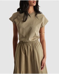 Decjuba - Sadie Spliced Maxi Dress