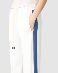 Bassike - Twill Stripe Detail Pants