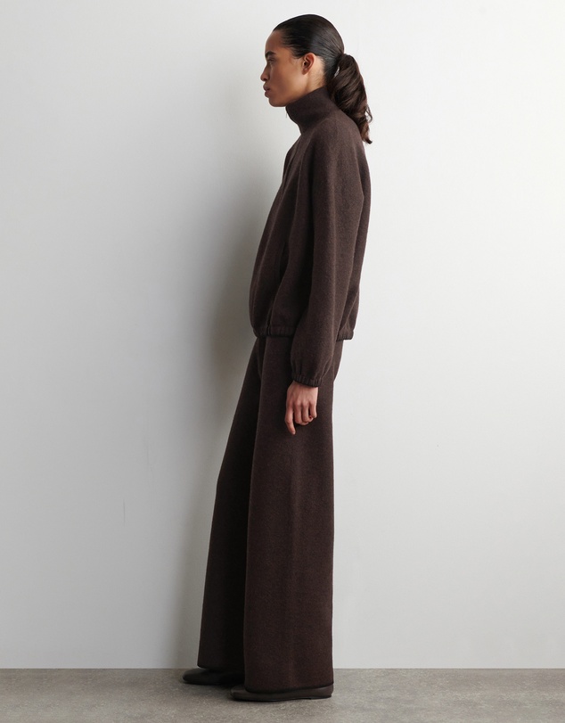 COS - Boiled Merino Wool Wide-Leg Trousers