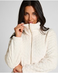 Hunkemoller - Zip Up Hearts Fleece Onesie