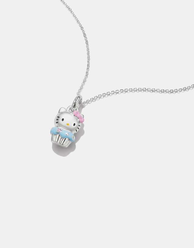 THOMAS SABO - Hello Kitty Muffin Necklace, Silver-Plated
