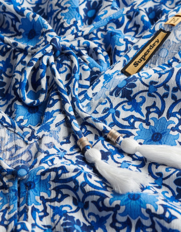 Superdry - Short Sleeve Printed Playsuit