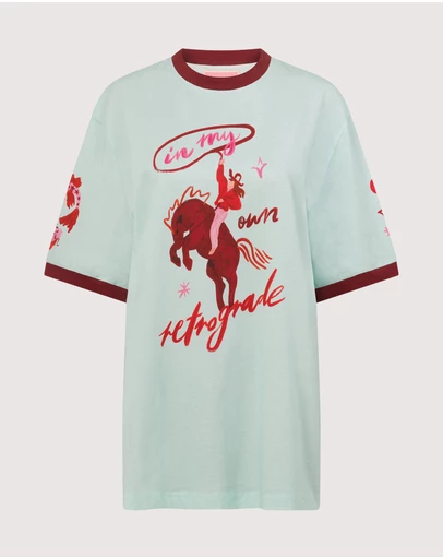 SMWR. by The Somewhere Co - Pisces Astrology Oversized Tee