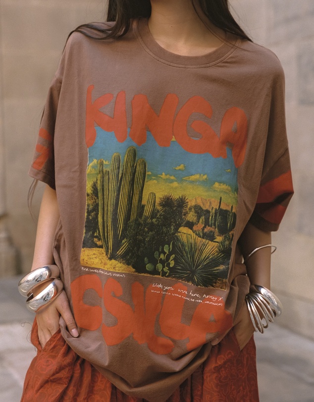 KINGA CSILLA - Red Cactus OG Tee