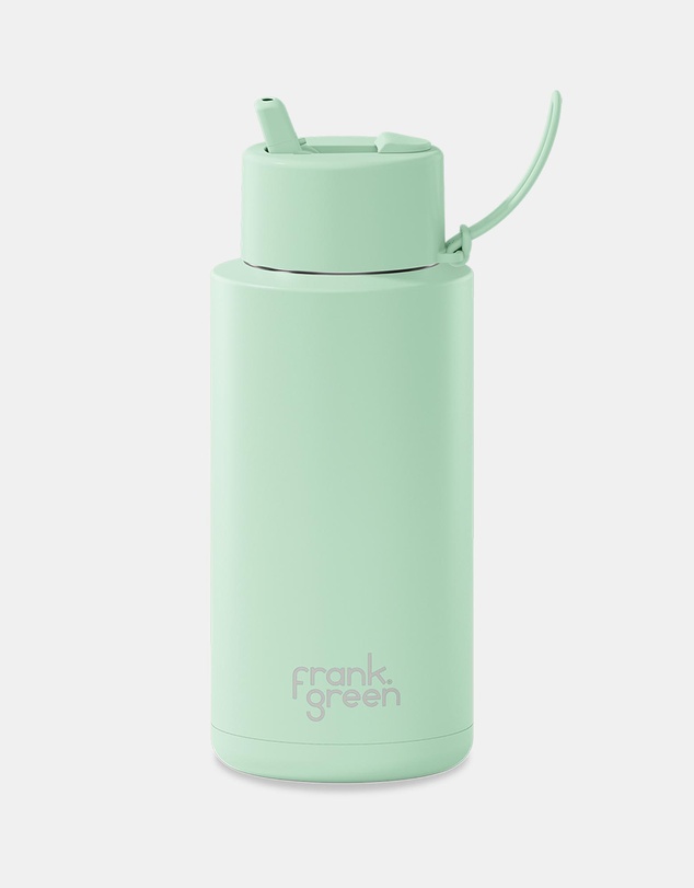 Frank Green - 34Oz Reusable Bottle With Flip Straw Lid