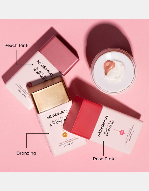 MCoBeauty - Super Glow Blush Drops - Peach Pink