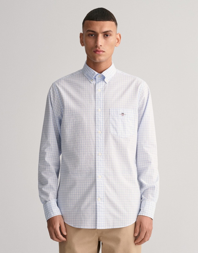 Gant - Regular Fit Gingham Poplin Shirt