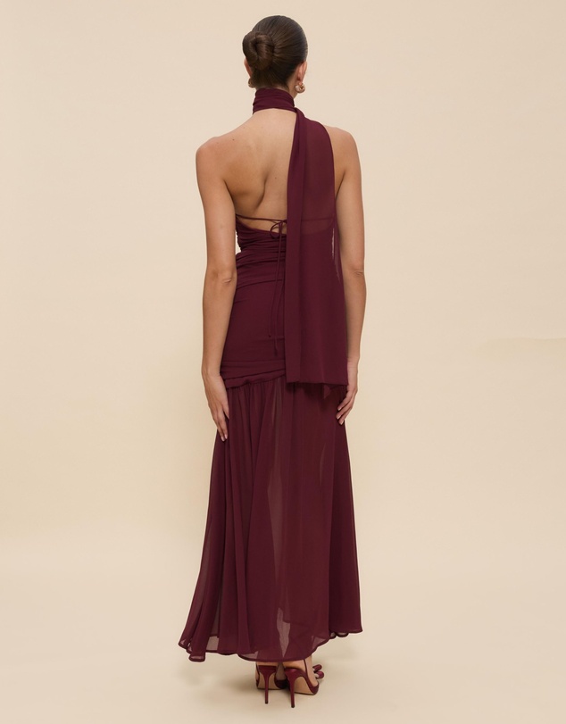 Revibe - Repaired CHANCERY Inez Drop Waist Maxi Dress - AU 10