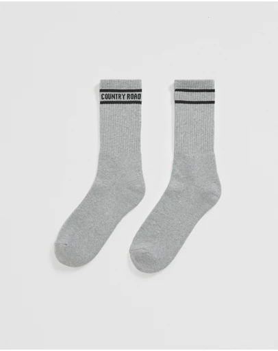 Country Road - Australian Cotton Blend Cr Sport Crew Sock