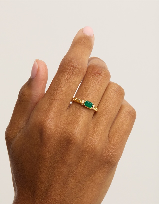 By Charlotte - Gold Strength Within Ring