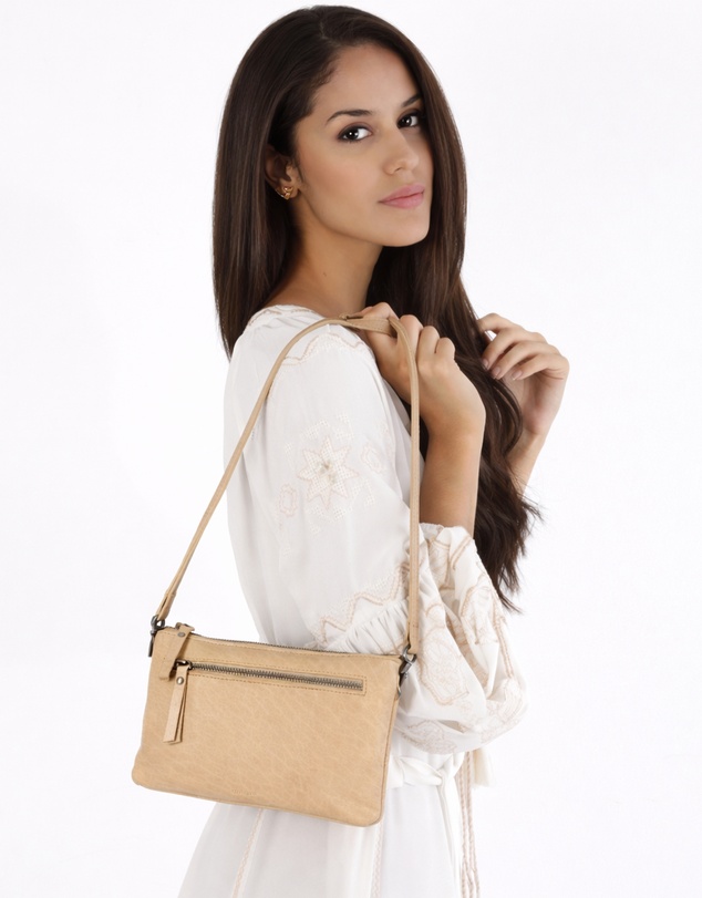 Cobb & Co - Hervey Leather Double Pouch Crossbody