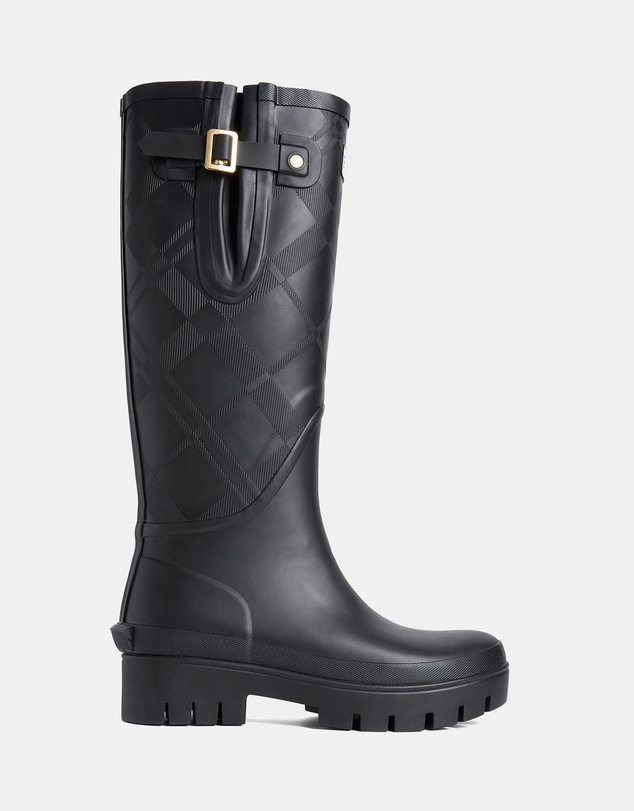 Barbour - Leighton Tartan Tall Welly Boots
