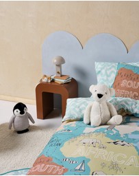 Linen House Kids - Perry Polar Bear Novelty Cushion