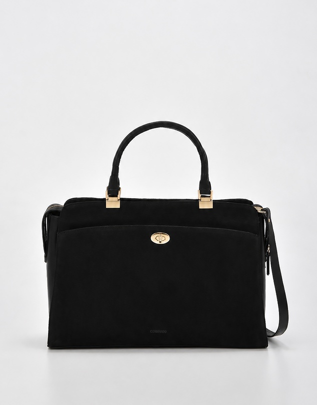 Cobb & Co - Kew Leather Suede Business Bag Tote