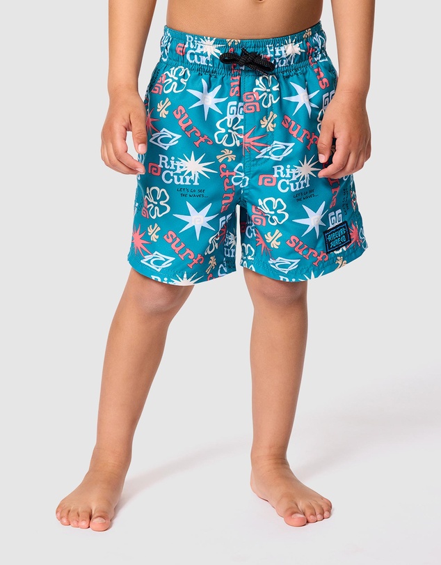 Rip Curl - Wave Dayz Volley Shorts - Kids