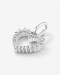 Michael Hill - Diamond Open Love Heart Pendant in 10kt White Gold