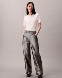 Calvin Klein Jeans - Monologo Cropped Jumper