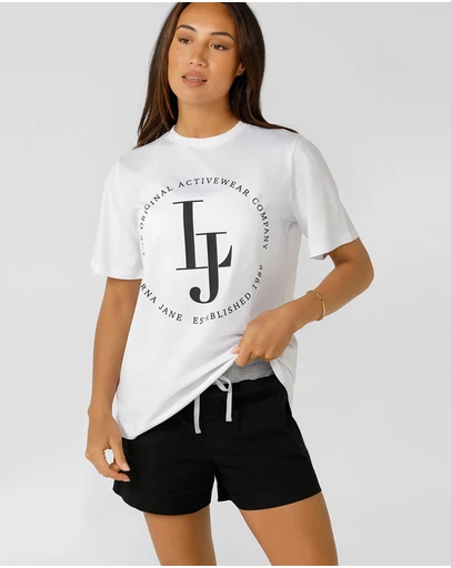 Lorna Jane - Original Activewear Relaxed Tee - ICONIC EXCLUSIVE