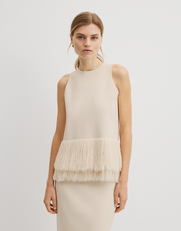 Country Road - Fringe Knit Top