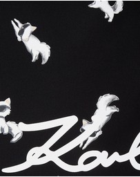 Karl Lagerfeld - Ikon Choupette All Over Print Tote Bag