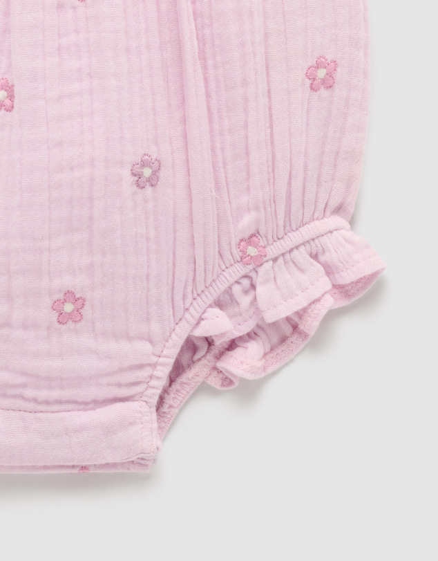 Purebaby - Embroidered Bodysuit-Kids-Babies