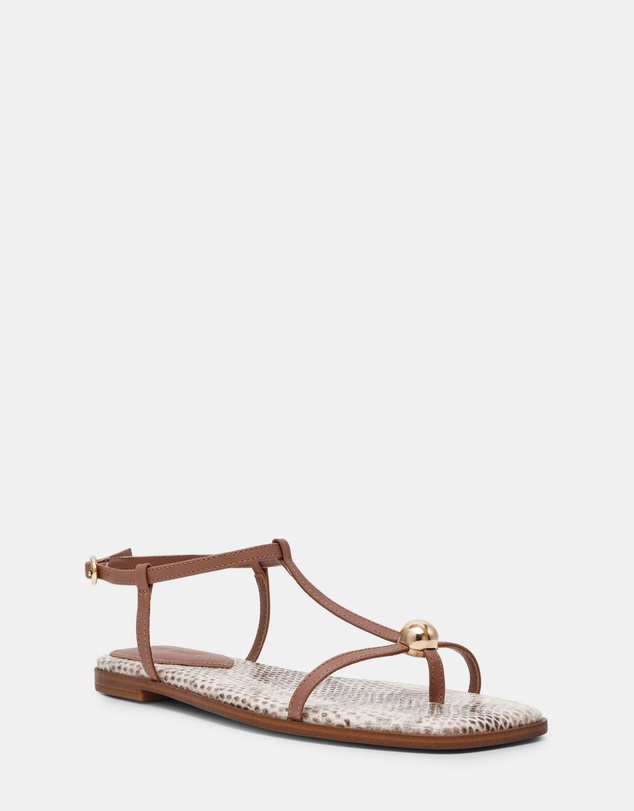Steve Madden - Ritzy natural snake sandal