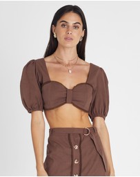 Heaven Australia - Garnet Lace Crop