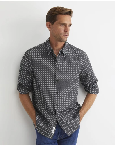 Sportscraft - William Long Sleeve Print Shirt