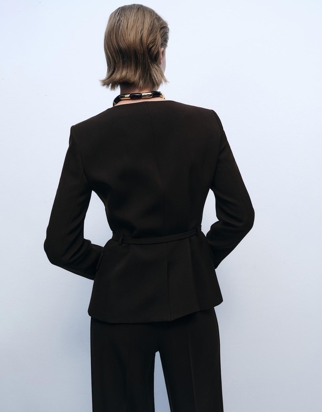 M.N.G - Sake Suit Jacket With Belt