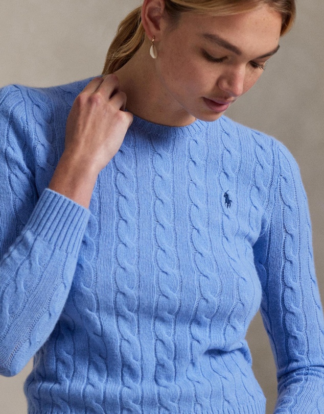 Polo Ralph Lauren - Cable Wool-Cashmere Crewneck Sweater - ICONIC EXCLUSIVE