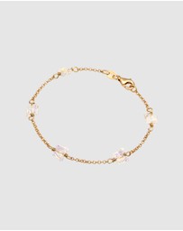Elli Jewelry - Bracelet Crystal Butterfly 925 Sterling Silver Gold-Plated