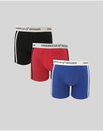 Underwear Of Sweden - Men's Boxer Shorts - Multi (x3 pack)