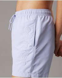 Calvin Klein - Logo Embroidery Medium Drawstring Swim Shorts