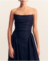 Shona Joy - Celeste Strapless Panelled Maxi Dress