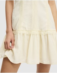 Cotton On - Satin Lace Mini Dress
