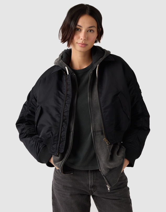 Levi's - Bowie Cropped Bomber Jacket