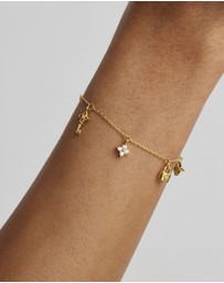 By Charlotte - Love Unlocked Charm Bracelet