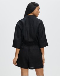 Grace Willow - Iris Linen Playsuit