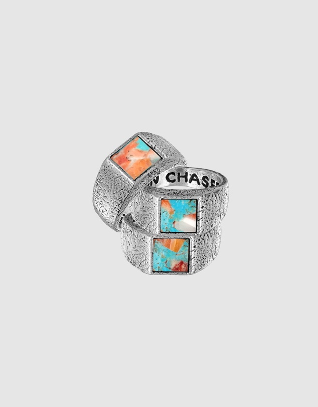 Haze & Glory - ICONIC EXCLUSIVE - Sun Chaser Turquoise Signet Ring in 925 Silver
