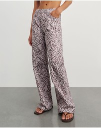 Jag - Carrie Slouch Jean Leopard