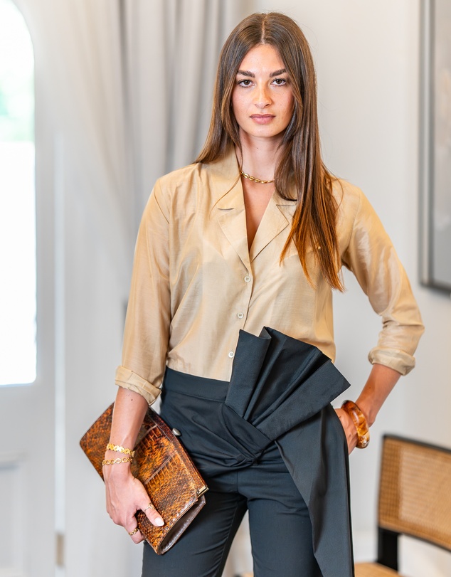 Youmsara - Draped Bow Pants