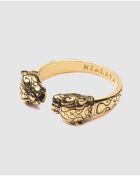 Nialaya Jewellery - Men's Panther Ring