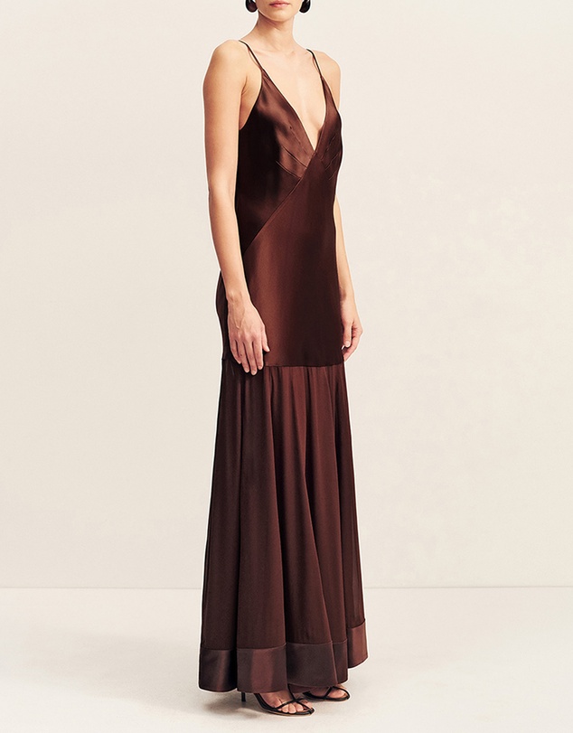 Shona Joy - Moraya Plunged Maxi Dress