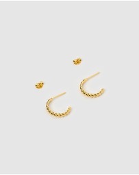 Izoa - Kaelie Mini Hoop Earrings