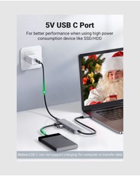 Ugreen - UGREEN 4 Ports USB C Hub Silver