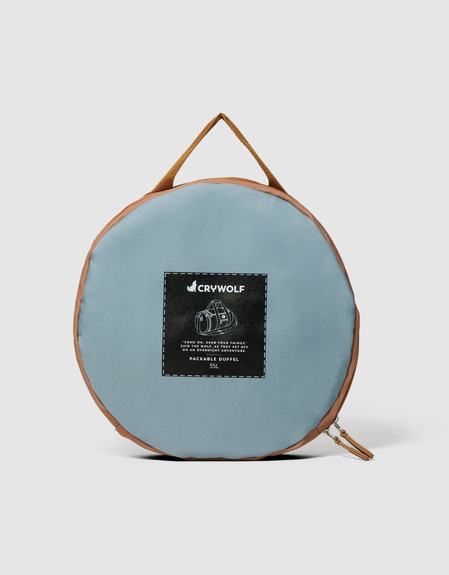 Crywolf - PACKABLE DUFFEL Moss Colourblock