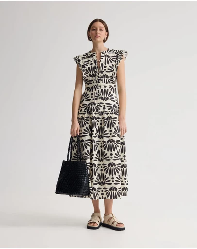 Oxford - Willa Geo Print Dress