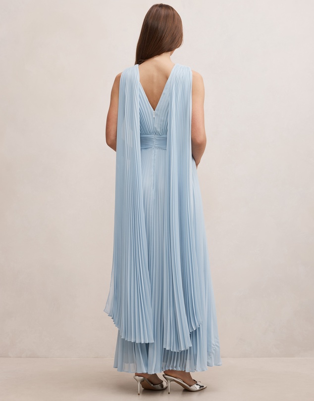 Forever New - Leia Pleated Cape Maxi Dress