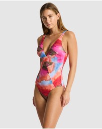 Sea Level Australia - Cabo Scoop Back Panel Line One Piece
