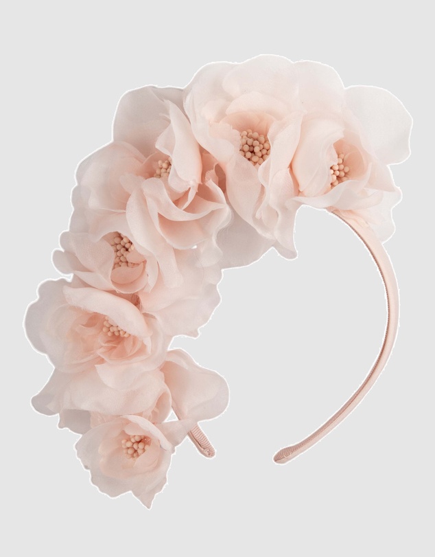 Max Alexander - Pink Flower Headband Fascinator